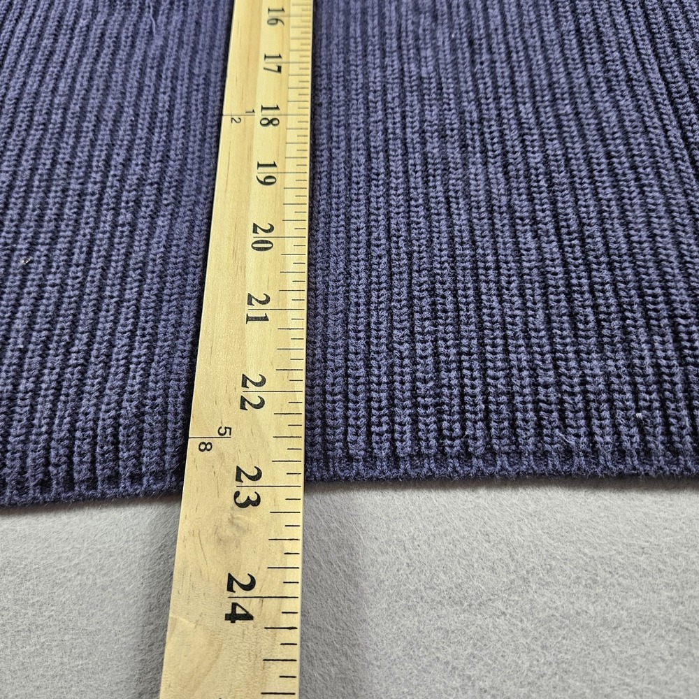 Michael Kors Sweater Womens XL Navy Ribbed Side Lace‎ Up Grommet - Picture 7 of 12